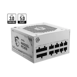 Fuente/PSU MSI MAG A850GL White 80 Plus Gold 850W ATX 3.1 PCIe 5.1 Modular