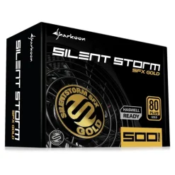 Fuente/PSU Sharkoon SilentStorm SFX 80Plus Gold 500W Modular
