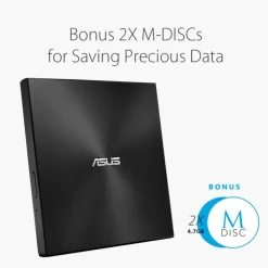 Grabadora Asus ZenDrive 08U7M-U / Negro