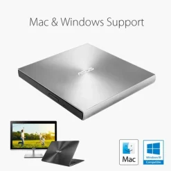 Grabadora Asus ZenDrive U7M / Plata
