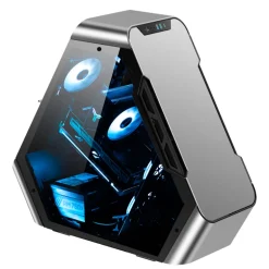 Jonsbo TR03-A Silver Cristal Templado - Caja/Torre