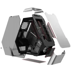 Jonsbo TR03-A Silver Cristal Templado - Caja/Torre