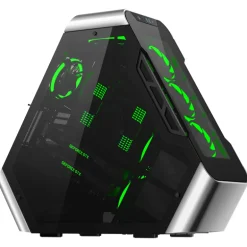 Jonsbo TR03-G Silver Cristal Templado - Caja/Torre