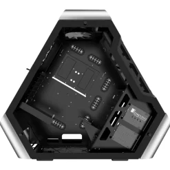 Jonsbo TR03-G Silver Cristal Templado - Caja/Torre