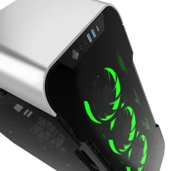 Jonsbo TR03-G Silver Cristal Templado - Caja/Torre