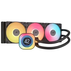 Kit Refrigeración Líquida Corsair iCUE LINK TITAN RGB 360 RX LCD Negro