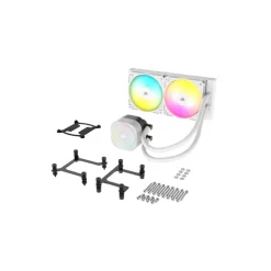 Kit Refrigeración Líquida Corsair iCUE NAUTILUS ARGB 240 RS Blanco