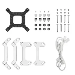 Kit Refrigeración Líquida DeepCool LD240 ARGB 240mm LCD Blanco