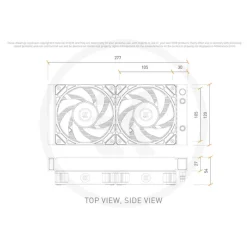 Kit Refrigeración Líquida EKWB EK-Nucleus AIO CR240 Negro