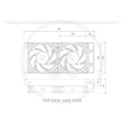 Kit Refrigeración Líquida EKWB EK-Nucleus AIO CR240 Lux DRGB