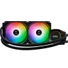Kit Refrigeración Líquida Gamdias Aura GL240 Lite ARGB 240 Negro