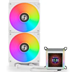 Kit Refrigeración Líquida Lian Li Galahad II 280 ARGB LCD Blanco