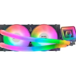 Kit Refrigeración Líquida Mars Gaming Premium ML-ULTRA240 ARGB Negro