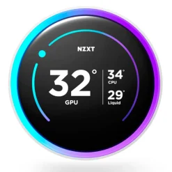 Kit Refrigeración Líquida NZXT Kraken Elite 240 RGB (2025) LCD Display Blanco