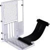 Lian Li O11D-1W-4 Mini Riser Card + PCI-Slot PCIe 4.0 Blanco - Kit Soporte Vertical