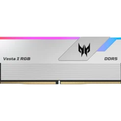 Memoria DDR5 Acer Predator Vesta II RGB 32GB 2x16GB 6000MHz CL32 XMP Plata