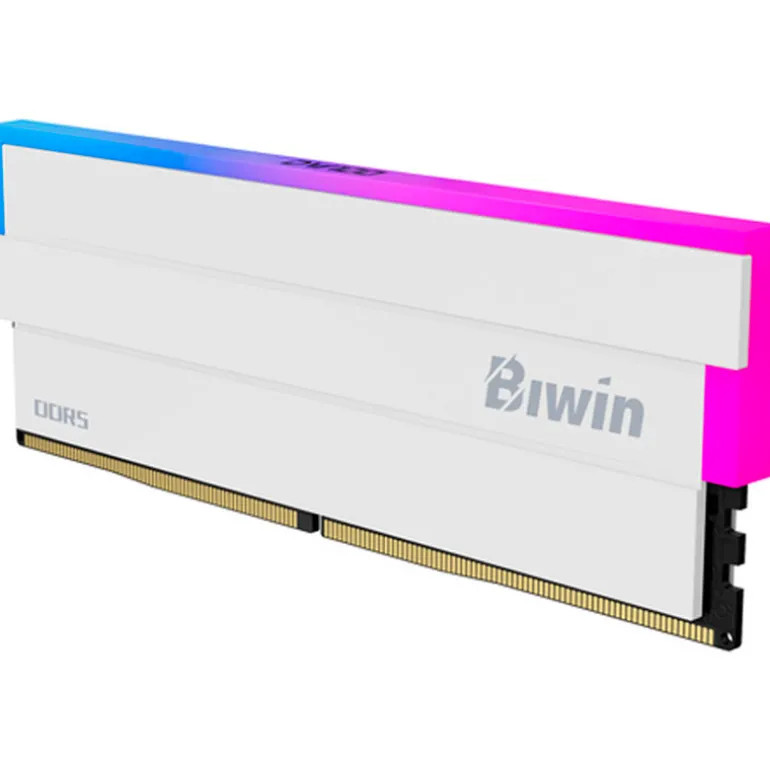 Memoria DDR5 Biwin Black Opal DW100 RGB 32GB 2x16GB 6000MHz CL30 EXPO-XMP Blanco