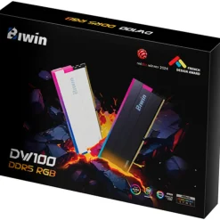 Memoria DDR5 Biwin Black Opal DW100 RGB 32GB 2x16GB 6000MHz CL30 EXPO-XMP Blanco