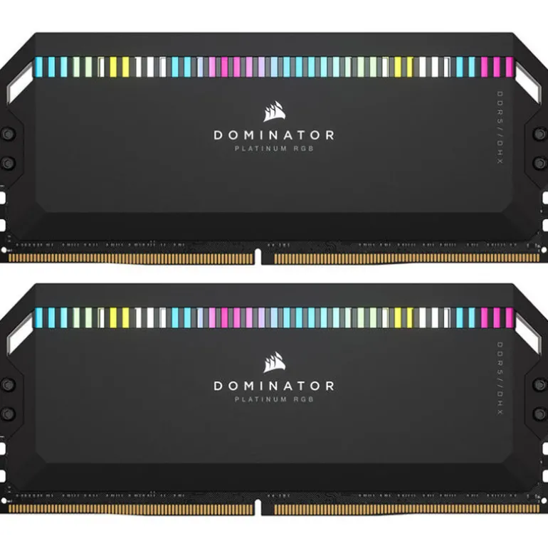 Memoria DDR5 Corsair Dominator Platinum RGB 32GB 2x16GB 6400MHz CL32 XMP Negro