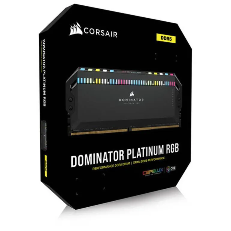 Memoria DDR5 Corsair Dominator Platinum RGB 64GB 2x32GB 6400MHz CL32 XMP Negro