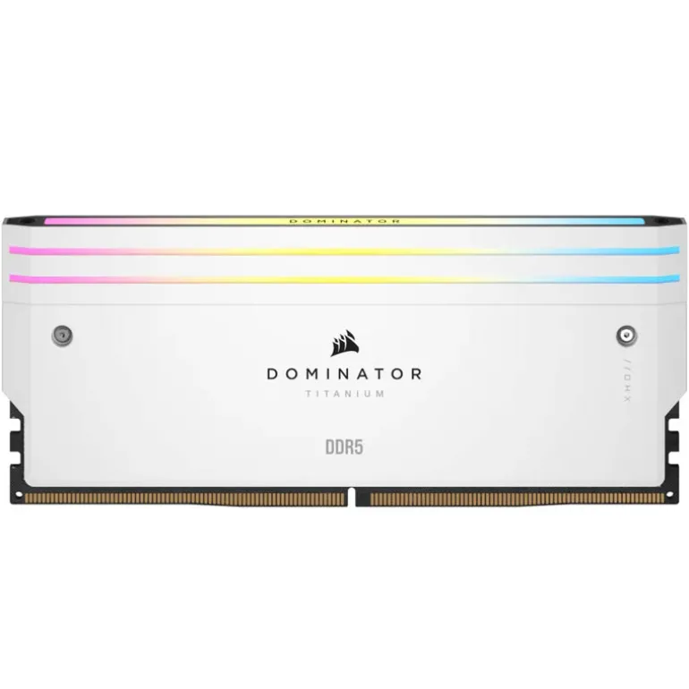 Memoria DDR5 Corsair Dominator Titanium 32GB 2x16GB 7000MHz CL34 XMP 3.0 Blanco