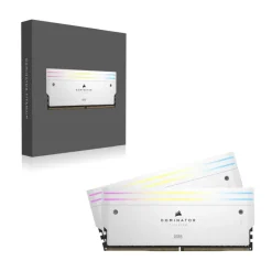 Memoria DDR5 Corsair Dominator Titanium 32GB 2x16GB 7000MHz CL34 XMP 3.0 Blanco