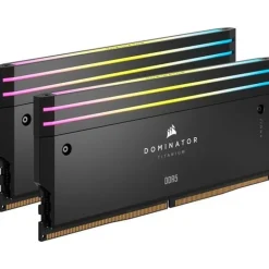Memoria DDR5 Corsair Dominator Titanium RGB 32GB 2x16GB 6600MHz CL32 XMP Negro
