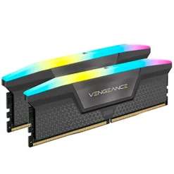 Memoria DDR5 Corsair Vengeance RGB 96GB 2x48GB 6000MHz CL30 EXPO-XMP Gris