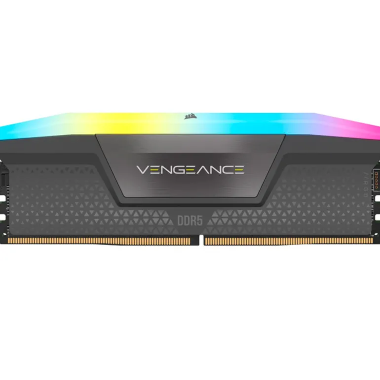 Memoria DDR5 Corsair Vengeance RGB 64GB 2x32GB 6000MHz CL40 EXPO-XMP Gris Oscuro