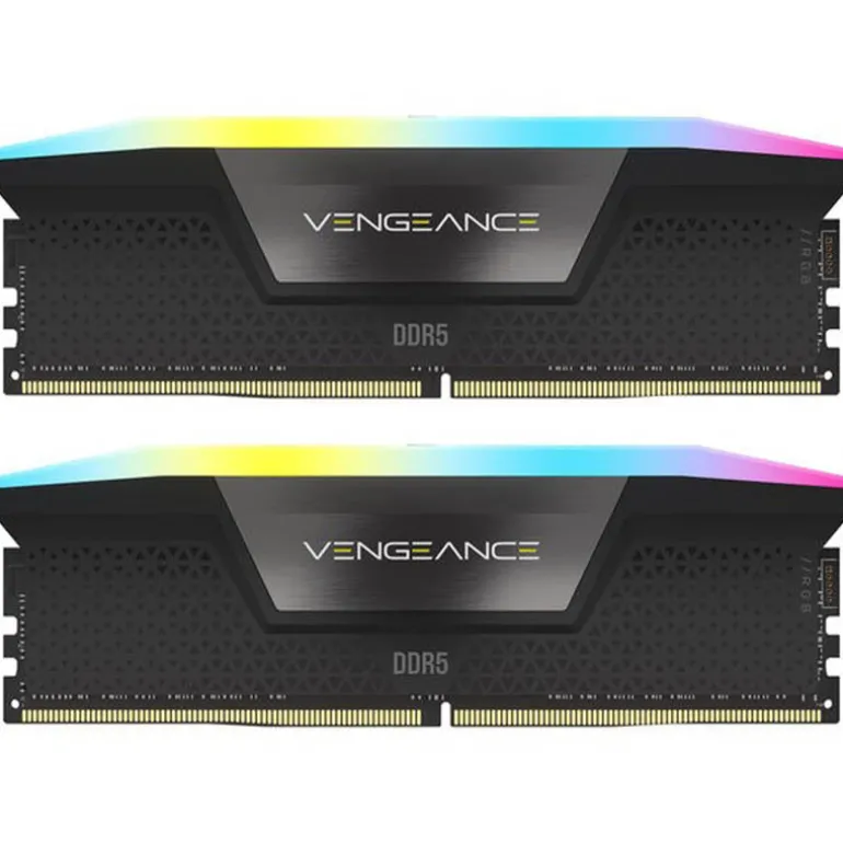 Memoria DDR5 Corsair Vengeance RGB 96GB 2x48GB 5600MHz CL40 XMP Negro