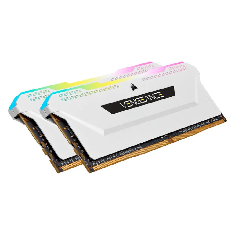 Memoria DDR4 Corsair Vengeance RGB Pro SL White 32GB 2x16GB 3200MHz CL16