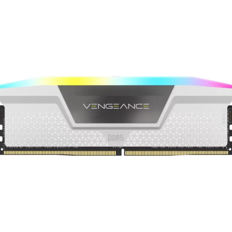 Memoria DDR5 Corsair Vengeance RGB 32GB 2x16GB 6000MHz CL36 Dual Blanco