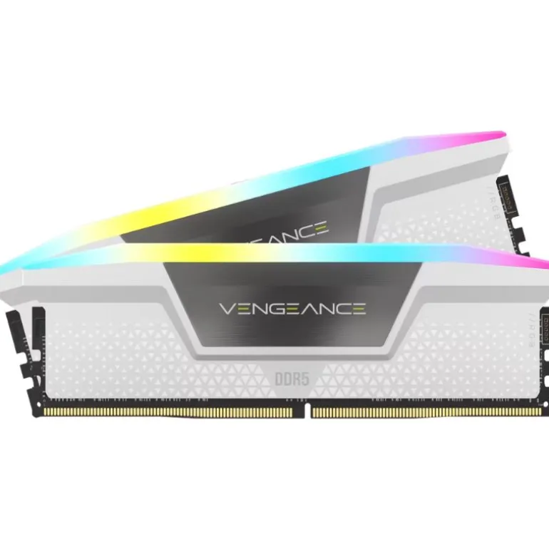 Memoria DDR5 Corsair Vengeance RGB 32GB 2x16GB 6000MHz CL36 Dual Blanco