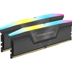 Memoria DDR5 Corsair Vengeance RGB 64GB 2x32GB 5600MHz CL40 EXPO-XMP Gris