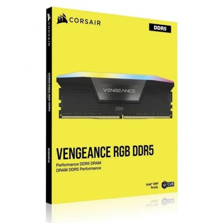 Memoria DDR5 Corsair Vengeance RGB 48GB 2x24GB 6000MHz CL36 XMP Negro