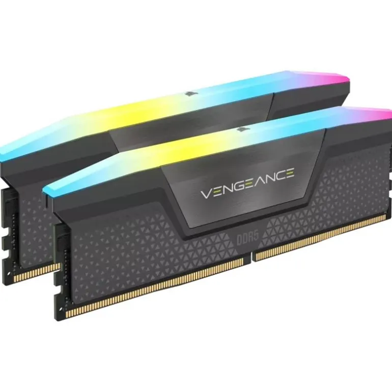 Memoria DDR5 Corsair Vengeance RGB 32GB 2x16GB 6000MHz CL36 EXPO-XMP Gris