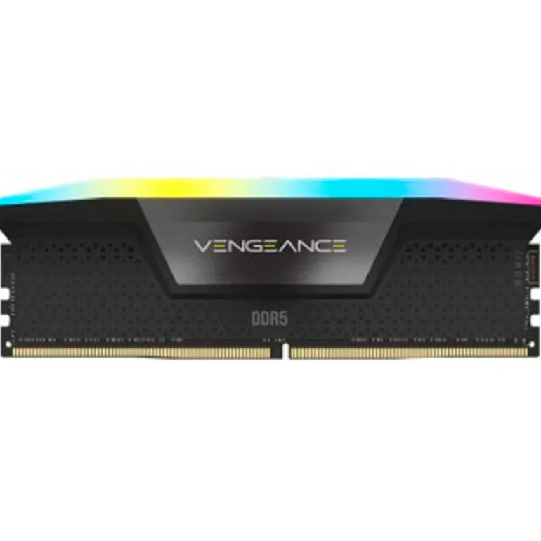 Memoria DDR5 Corsair Vengeance RGB 32GB 2x16GB 6000MHz CL38 XMP Negro