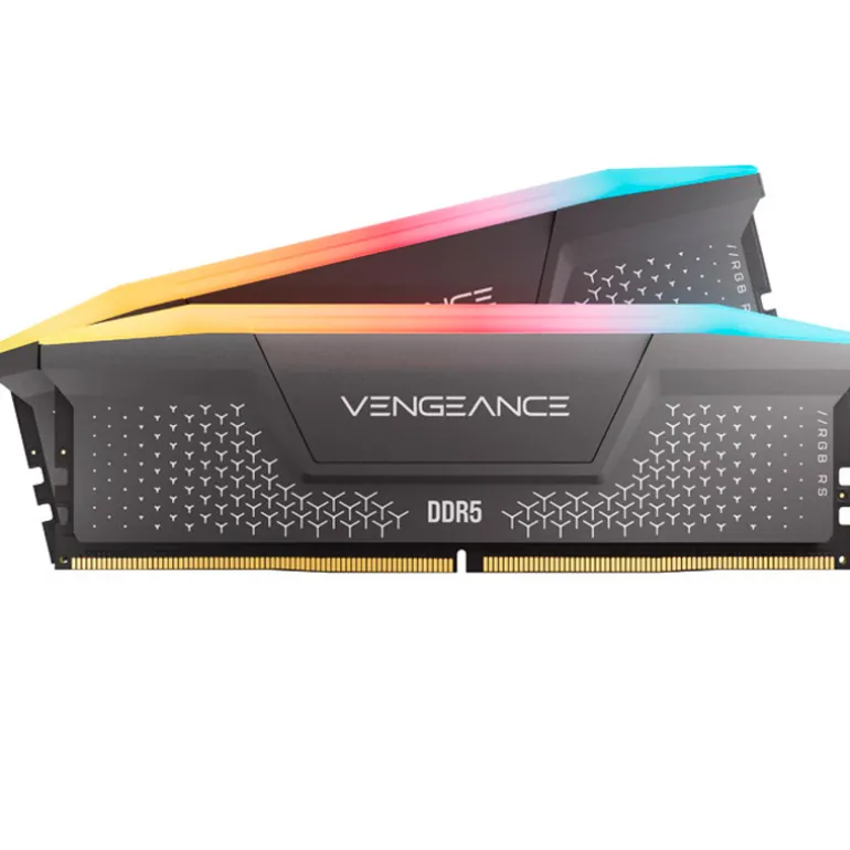 Memoria DDR5 Corsair Vengeance RGB RS 64GB 2x32GB 5200MHz CL40 EXPO-XMP Gris