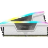 Memoria DDR5 Corsair Vengeance RGB 32GB 2x16GB 6400MHz CL32 XMP Blanco