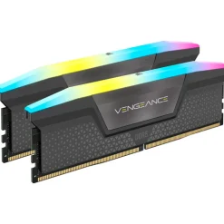Memoria DDR5 Corsair Vengeance RGB 32GB 2x16GB 6000MHz CL36 EXPO-XMP Gris