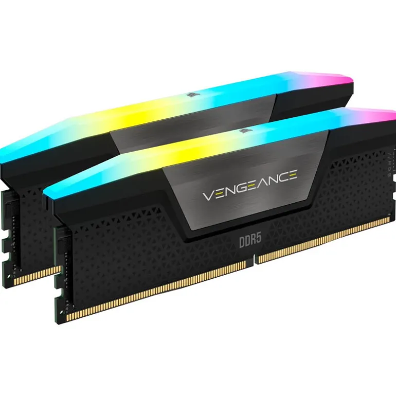 Memoria DDR5 Corsair Vengeance RGB 64GB 2x32GB 6600MHz CL32 XMP Negro