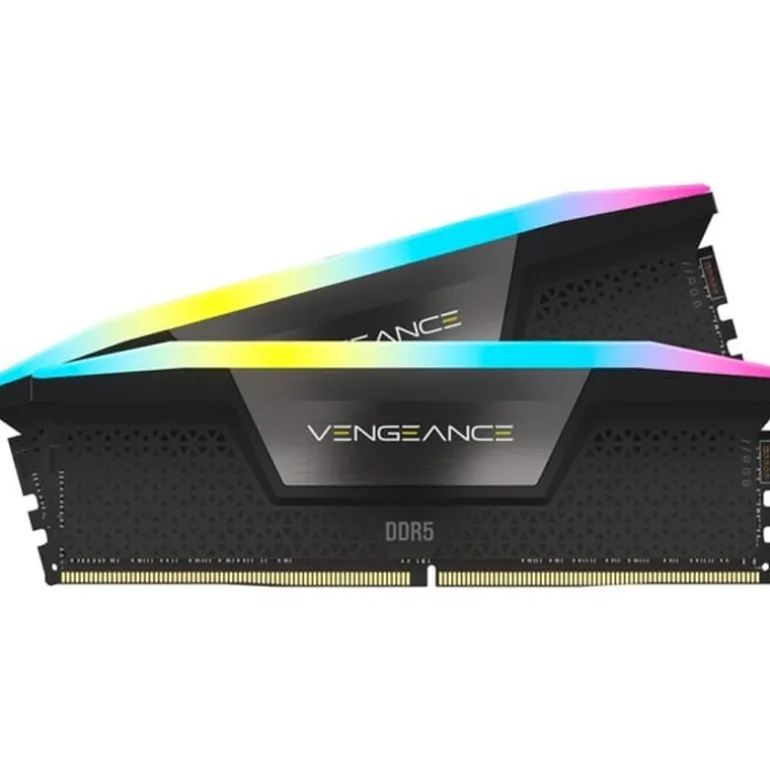Memoria DDR5 Corsair Vengeance RGB 96GB 2x48GB 5200MHz CL38 XMP Negro