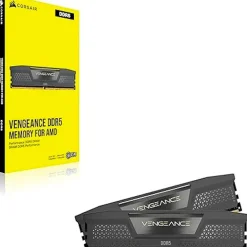 Memoria DDR5 Corsair Vengeance 64GB 2x32GB 6000MHz CL38 AMD EXPO Gris