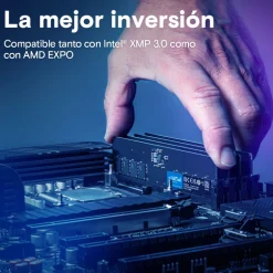 Memoria DDR5 Crucial 32GB 2x16GB 4800MHz CL40 EXPO-XMP