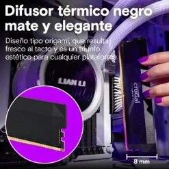 Memoria DDR5 Crucial Pro OC 16GB 1x16GB 6000MHz CL36 EXPO-XMP Negro Tray