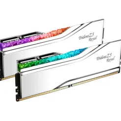 Memoria DDR5 G.Skill Trident Z5 Royal RGB 32GB 2x16GB 7600MHz CL36 XMP Blanco