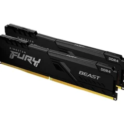 Memoria DDR4 Kingston Fury Beast 32GB 2x16GB 3200MHz CL16 XMP Negro