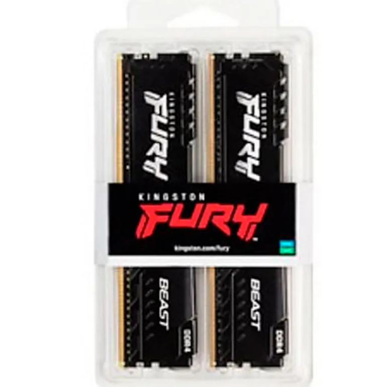 Memoria DDR4 Kingston Fury Beast 64GB 2x32GB 3600MHz CL18 XMP