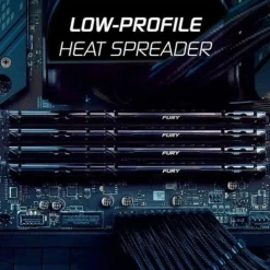 Memoria DDR5 Kingston Fury Beast 128GB 4x32GB 5200MHz CL40 XMP Negro