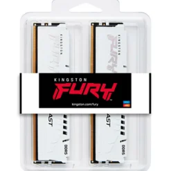 Memoria DDR5 Kingston Fury Beast 32GB 2x16GB 6000MHz CL30 EXPO-XMP Blanco
